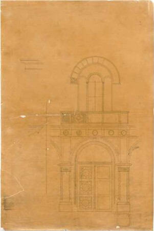 Reiffenstuel, Michael; Gebäudeentwürfe und Architekturdetails - Fassaden (Teilgrundriss, Teilansicht, Details)