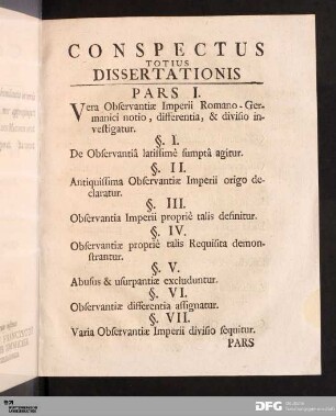 Conspectus Totius Dissertationis