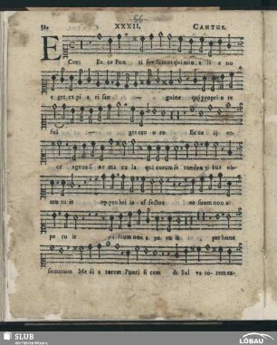 XXXII. Ecce advocatus meus; SWV 84