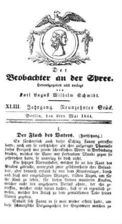 19. Stueck, 6. Mai 1844