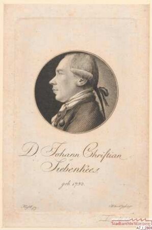 Dr. Johann Christian Siebenkees; geb. 1753