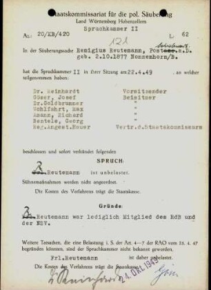 Reutemann, Remigius