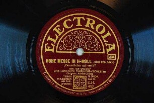 Hohe Messe in h-moll : "Benedictus qui venit" / (Joh. Seb. Bach)