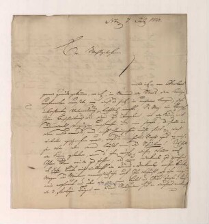 Brief von Friedrich Campe an Joseph Heller