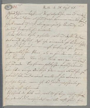 Christian Gottfried Körner (1756 - 1831) Autographen: Brief von Christian Gottfried Körner an Friedrich Schiller - BSB Autogr.Cim. Körner, Christian Gottfried