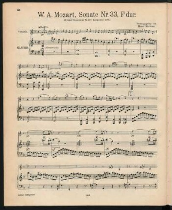 Violine und Klavier[, KV 377]