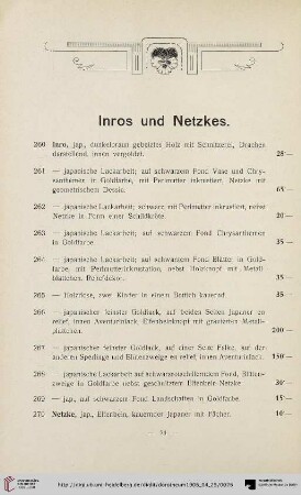 Inros und Netzkes (Nr. 260-349)