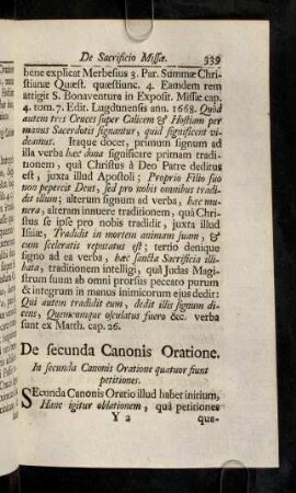 339-345, De secunda Canonis Oratione