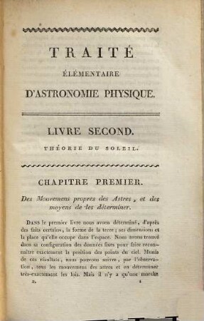 Traité élémentaire d'astronomie physique, 2