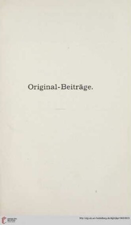 Originalbeiträge