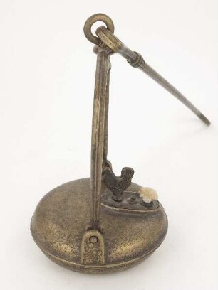 Grubenlampe (Öllampe, sog. "Linsenlampe")