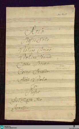 Tutto sarà contento - Don Mus.Ms. 811 : B, orch; D