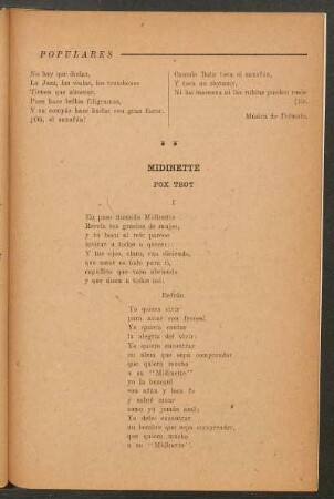 Midinette : Fox trot