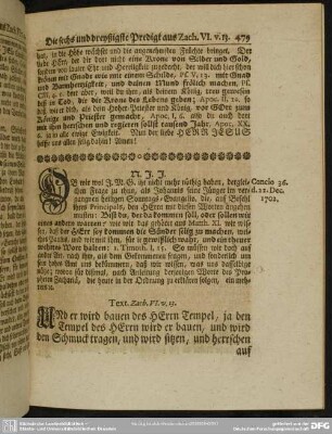 Die sechs und dreyßigste Predigt aus Zach. VI. v. 13.