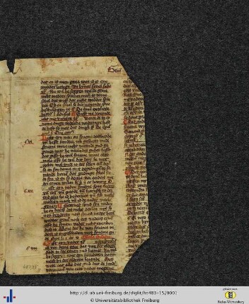 Schlüssel des sächsischen Landrechts, Fragment