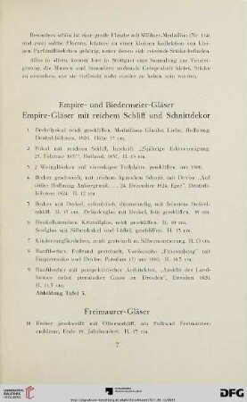 Freimaurer-Gläser (Nr.10-11)