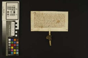 Mainz (St. Stephan): Erzbischof Gerlachs von Mainz Absolution des Dechanten von Stift Bingen (!)