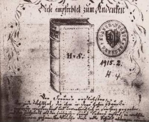 Stammbuchblatt