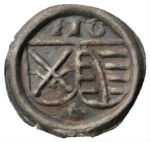Münze, Pfennig (einseitig), 1512