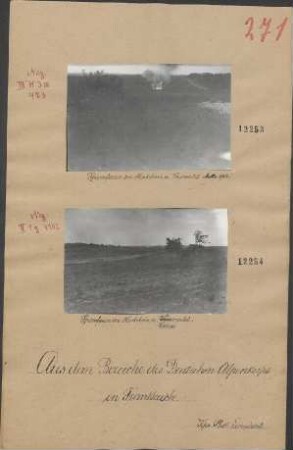 Sperrfeuer zw. Herbebois u. Fossewald