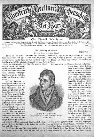 1. October 1883, Nr. 1
