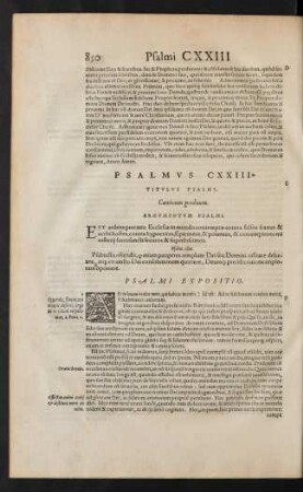 Psalmus CXXIII.