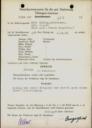 Schlag, Karl