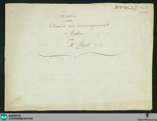 Duets - Don Mus.Ms. 2147 : cemb, vl; E|b; BenP 579