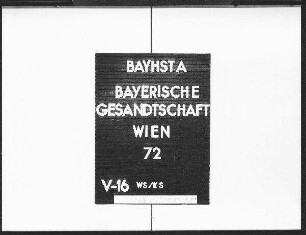 Abordnung und Zurückberufung des Barons von Neuhaus
