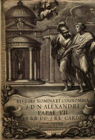 Iacobi de Rubeis Effigies nomina et cognomina S. D. N. Alexandri Papae VII. et R. R. D. D. S. R. E. Cardd. nunc viventium