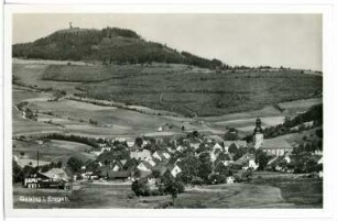 Geising. Blick auf Geising