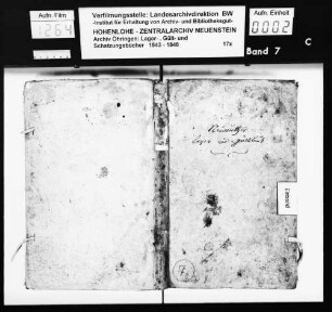 Lager- und Gültbuch über Neureut.