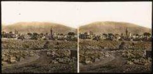 Moscheen und Friedhof bei Damaskus