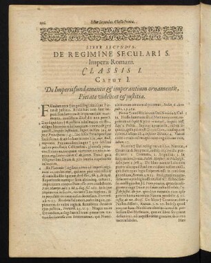 216-225, Caput I-V