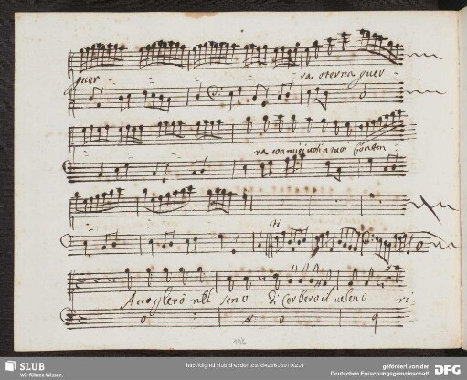 Recitativo: Accoglierò nel seno