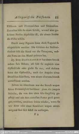 67. Die Dankbarkeit