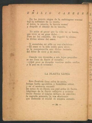 La flauta llora