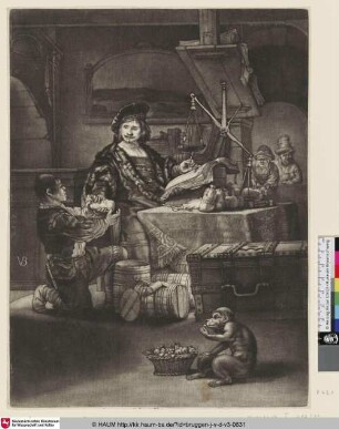 [Johannes Wtenbogaert, der Goldwieger; Le Peseur d'or]