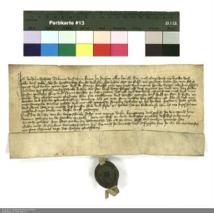 Revers Wilhelm Schotts bezüglich der Belehnung mit Gütern in Milz und Breitensee durch Johann [von Merlau], Abt von Fulda