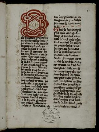 Sachsenspiegel-Landrecht mit Glosse des Johannes von Buch (Klasse I/Kürzere Glosse, Ordnung Ia)