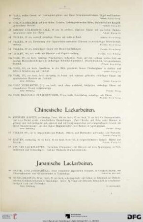Chinesische Lackarbeiten (Nr. 56-59)