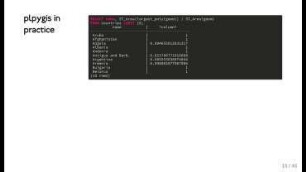 Extending PostGIS with Python: An introduction to plpygis