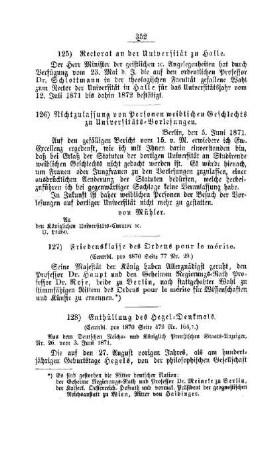 Rectorat an der Universität zu Halle : [II. Akademien und Universitäten]