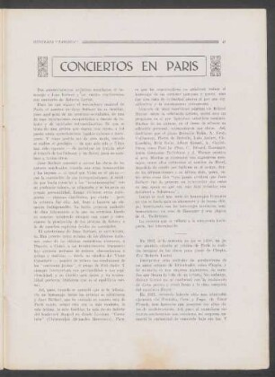 Conciertos en París