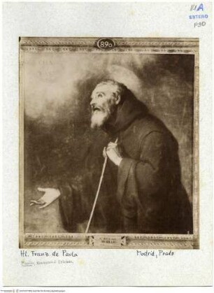 Der heilige Franziskus von Paula