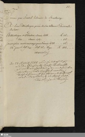 [1788 aus Straßburg von Treuttel geliefert]
