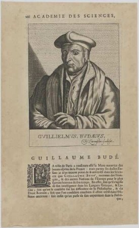 Bildnis des Gvilielmvs Bvdaevs