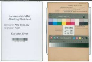 Entnazifizierung Ernst Kesseler , geb. 04.12.1902 (Landgerichtsrat)