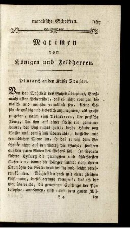 Maximen von Königen und Feldherren