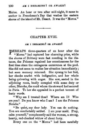 Chapter XVIII. Am I Dreaming? Or Awake?
